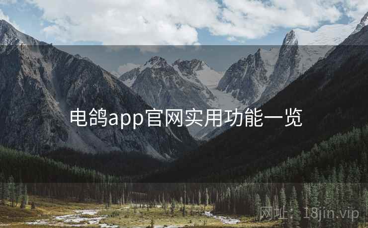 电鸽app官网实用功能一览 第1张 电鸽app官网实用功能一览 第1张